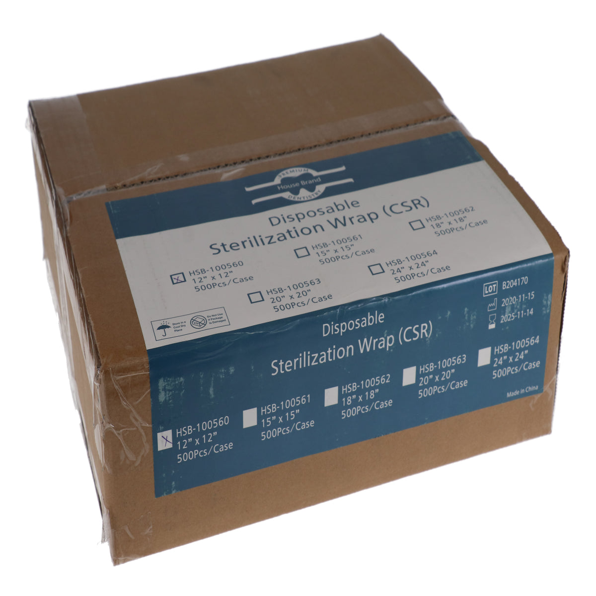 House Brand Dentistry 100560 CSR Sterilization Wraps 12 House Brand Dentistry 100560 CSR Sterilization Wraps 12